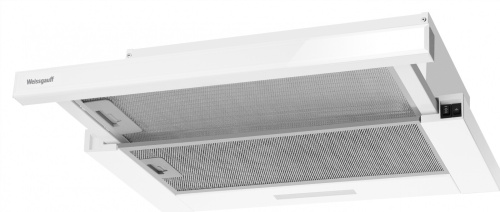 Встраиваемая вытяжка Weissgauff Hide 600 White Glass фото 3