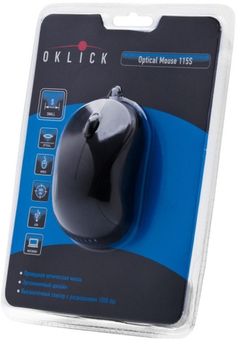 Мышь Oklick 115S Black фото 6