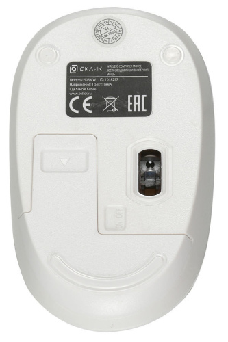 Мышь Oklick 505MW белый фото 3