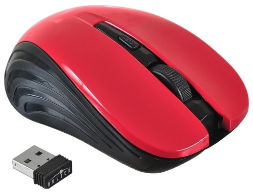 Мышь Oklick 545MW Black/Red фото 3
