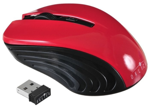 Мышь Oklick 545MW Black/Red фото 5