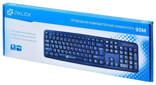 Клавиатура Oklick 90M (HK-01) черный фото 6
