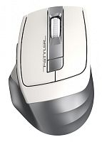Мышь A4Tech Fstyler FG35 серебристый/белый