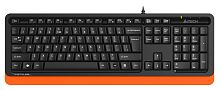 Клавиатура A4Tech Fstyler FKS10 черный/оранжевый