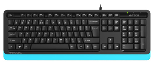 Клавиатура A4Tech Fstyler FKS10 черный/синий