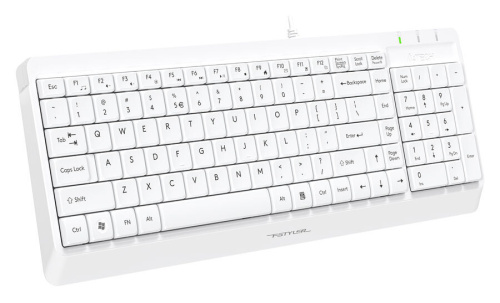 Клавиатура A4Tech FK15 белый фото 3