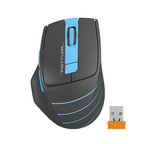 Мышь A4Tech Fstyler FG30S серый/синий фото 3