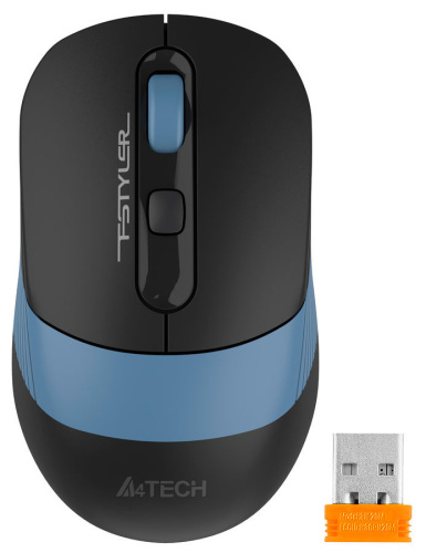 Мышь A4Tech Fstyler FB10C черный/синий фото 3