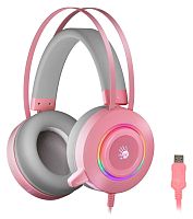 Гарнитура A4Tech G521 розовый