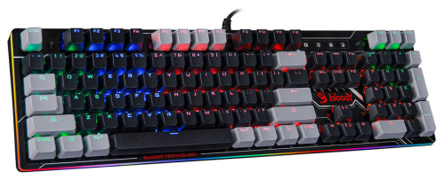 Клавиатура A4Tech Bloody B808N черный/серый фото 3