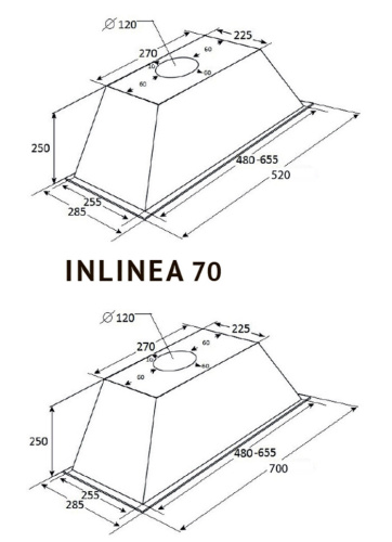 Встраиваемая вытяжка Kuppersberg Inlinea 60 X фото 6
