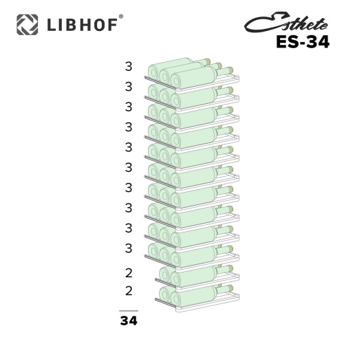 Винный шкаф Libhof ES-34 white фото 7