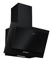 Каминная вытяжка Elikor Коралл 50П-430-К3Д черный/черное стекло