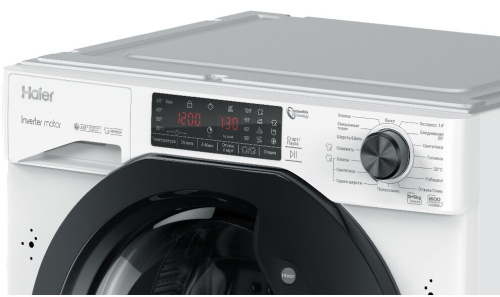 Встраиваемая стиральная машина Haier HWDQ90B416FWB-RU фото 6