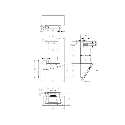 Каминная вытяжка Haier HVX-W682CB фото 6