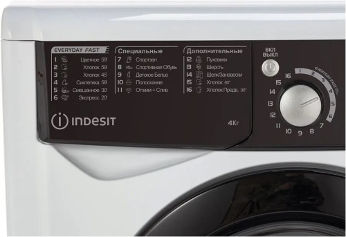 Стиральная машина Indesit EWUD 4105 BK фото 3
