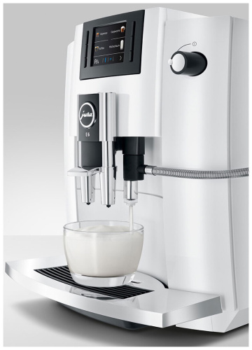 Кофемашина Jura E6 Piano (15378) white фото 7