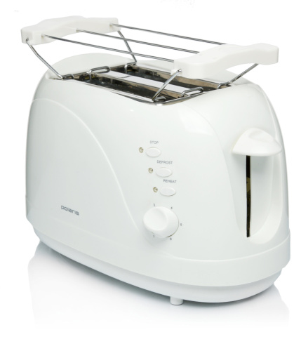 Тостер Polaris PET 0702L белый фото 4