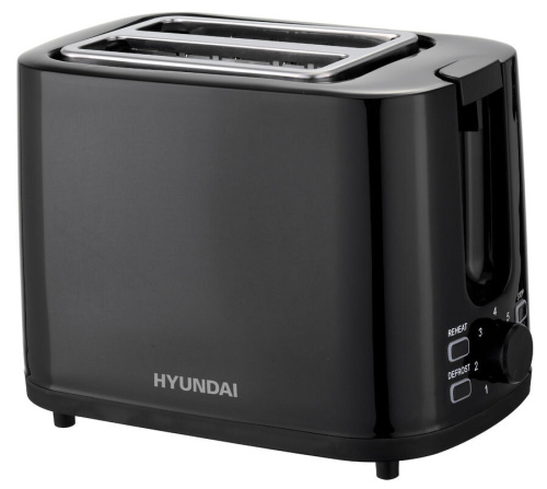 Тостер Hyundai HYT-3501 черный фото 2