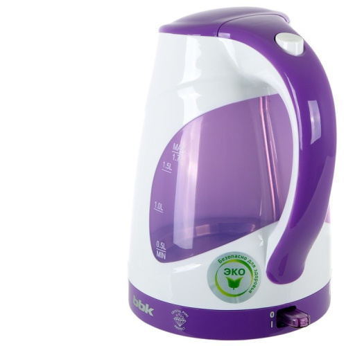 Чайник электрический BBK EK1700P белый/фиолетовый фото 3