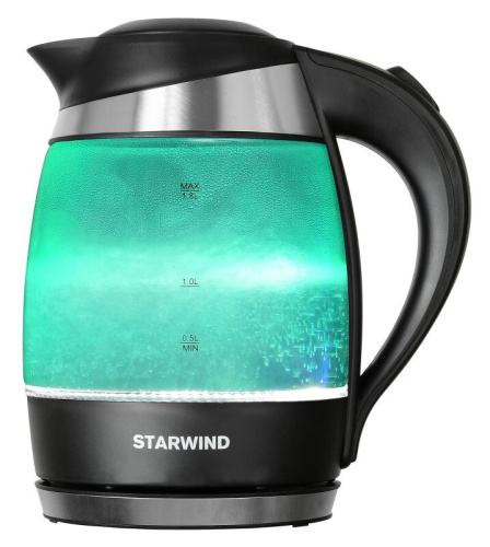 Чайник электрический StarWind SKG2219 бирюзовый фото 5