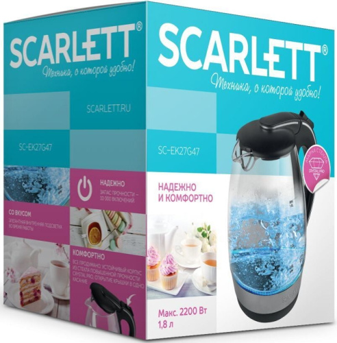 Чайник электрический Scarlett SC-EK27G47 фото 4