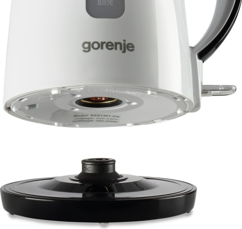Чайник электрический Gorenje K17PLBW белый фото 4