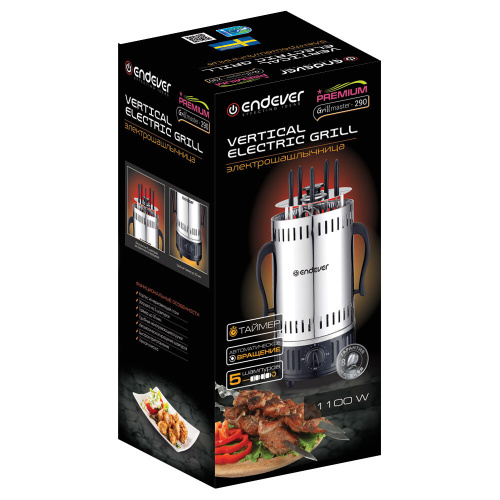 Шашлычница Endever Grillmaster 290 фото 6