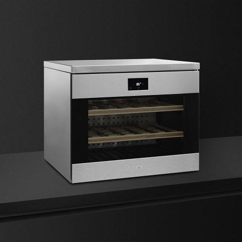 Встраиваемый винный шкаф Smeg CVF318X фото 4
