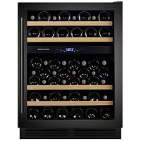 Встраиваемый винный шкаф Dunavox DX-53.130DBK/DP