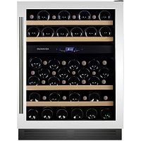 Встраиваемый винный шкаф Dunavox DX-53.130DWK/DP