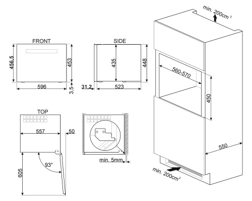 Встраиваемый винный шкаф Smeg CVI618LWNX2 фото 4
