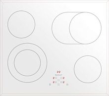 Встраиваемая электрическая варочная панель Rainford RBН 6624 B white