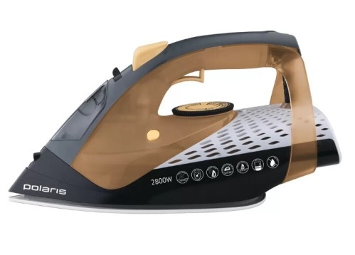 Утюг Polaris PIR2860AK черный/оранжевый фото 4