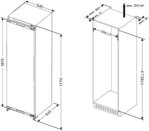 Встраиваемый холодильник Haier HCL260NFRU фото 7