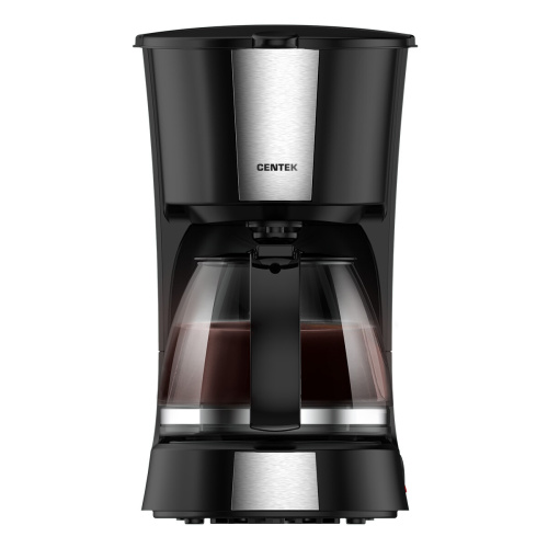 Кофеварка Centek CT-1148 steel/black фото 3