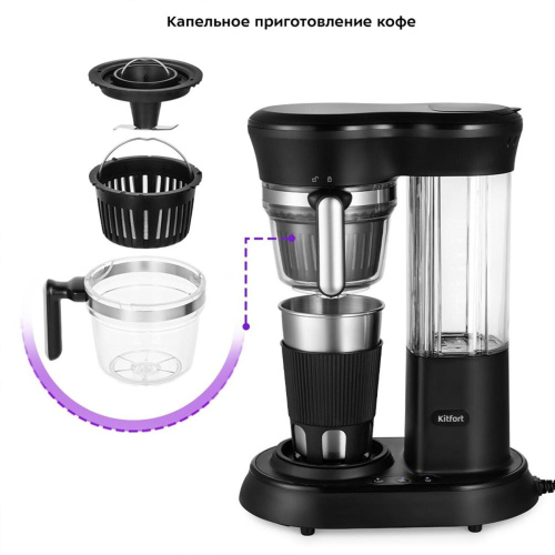 Кофемашина Kitfort КТ-7141 фото 3