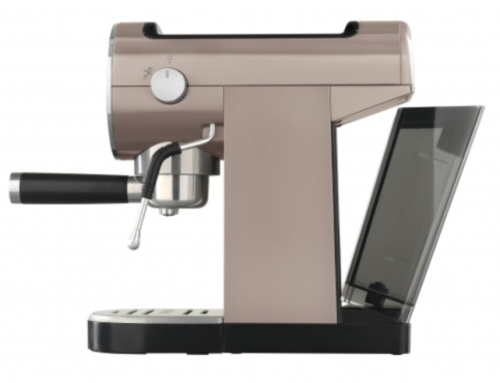Кофемашина Tesler ECM-260 Sand Grey фото 4