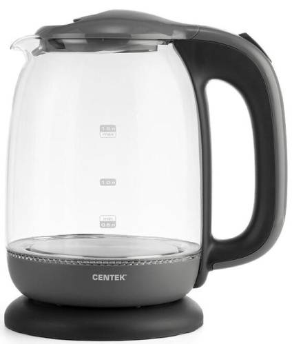 Чайник электрический Centek CT-0034 серый фото 2
