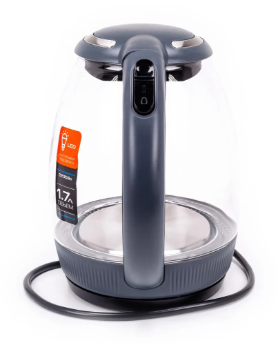 Чайник электрический Centek CT-0008 gray фото 4