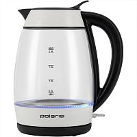 Чайник электрический Polaris PWK2006CGL белый/черный