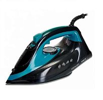 Утюг Delta LUX DE-3000 черный/бирюзовый