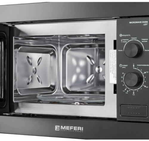 Встраиваемая микроволновая печь Meferi MMO6020BK Light фото 5