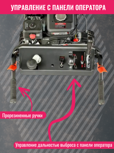 Снегоуборщик бензиновый Yanis Blizzard ME24DL (super grip) фото 3