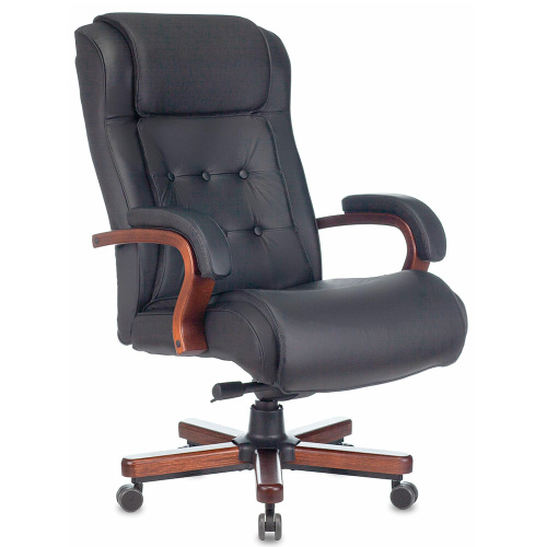 Кресло руководителя Бюрократ T-9926WALNUT/BLACK