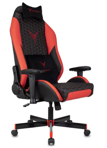 Компьютерное кресло Бюрократ Knight Neon Red фото 2