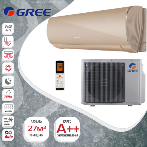 Сплит-система Gree GWH09ACC-K6DNA1F champagne