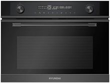 Встраиваемый электрический духовой шкаф Hyundai HMEO 6540 DX черный