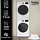 Комплект стиральная и сушильная машина Beko WSPE7H616W + B3T47239