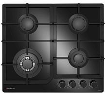 Газовая варочная панель Meferi MGH604BK GLASS COMFORT